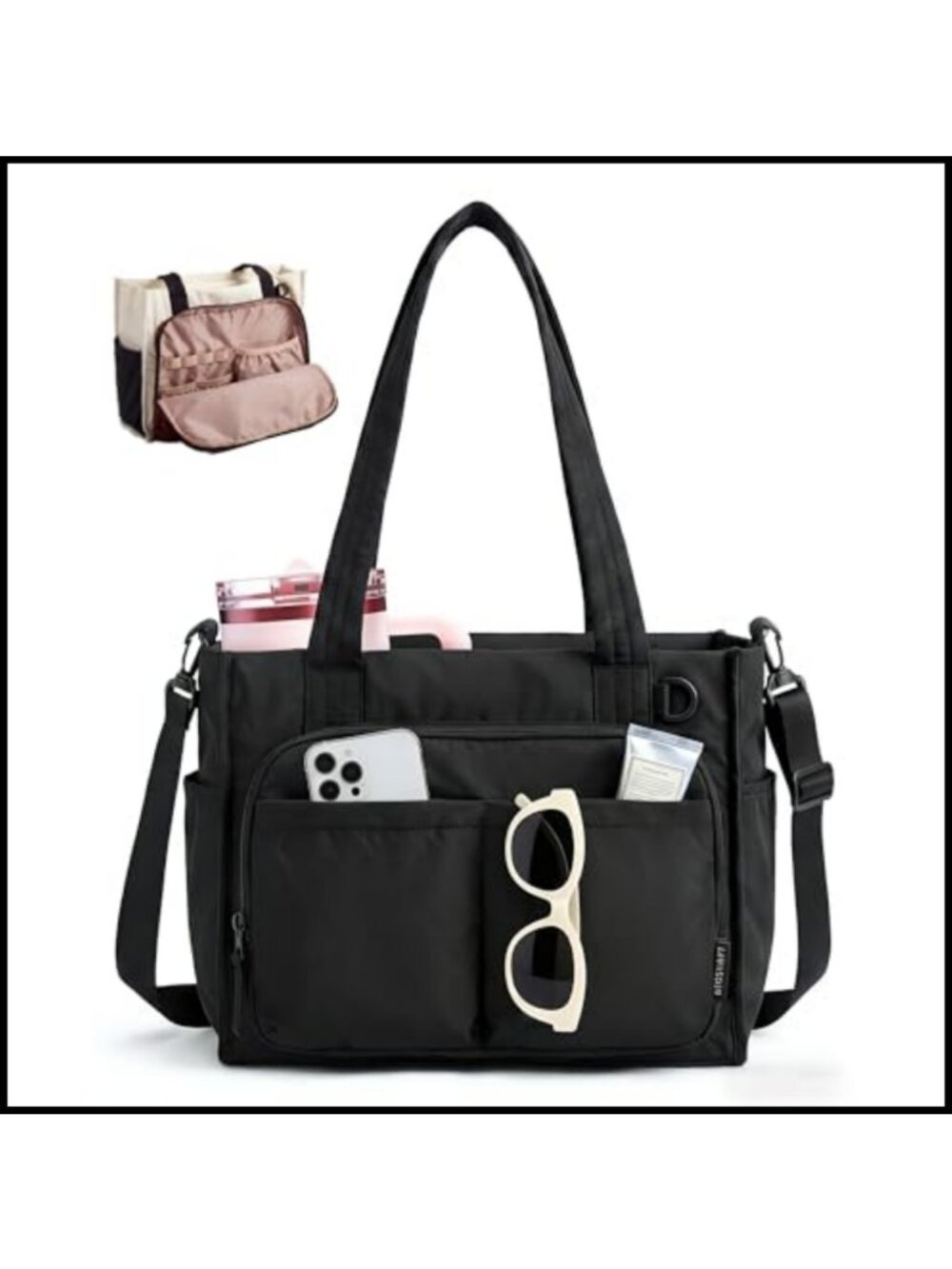 Puffer Laptop Tote Bag 12L 13" Sleeve Water Resistant 11 Pockets